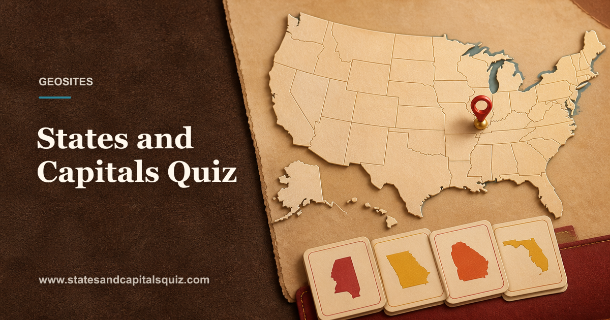 States and Capitals Quiz: Match Every U.S. State to Its Capital